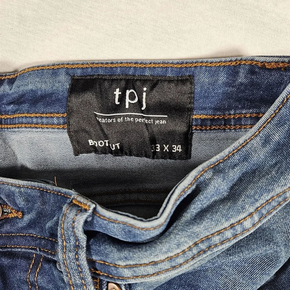 TPJ Jeans Bootcut Mens 33x34 Blue‎ Denim